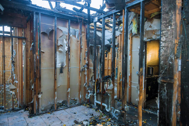 Professional Fire Damage Restoration technician working in Eagan, MN